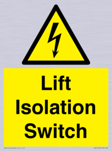 Lift Isolation Switch